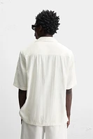 CHEMISE JACQUARD TEXTURÉE