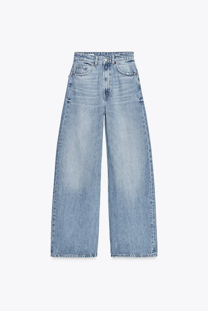 TRF HIGH RISE EXTRA WIDE LEG JEANS