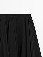 Flowing short skirt with flounce - Limited Edition