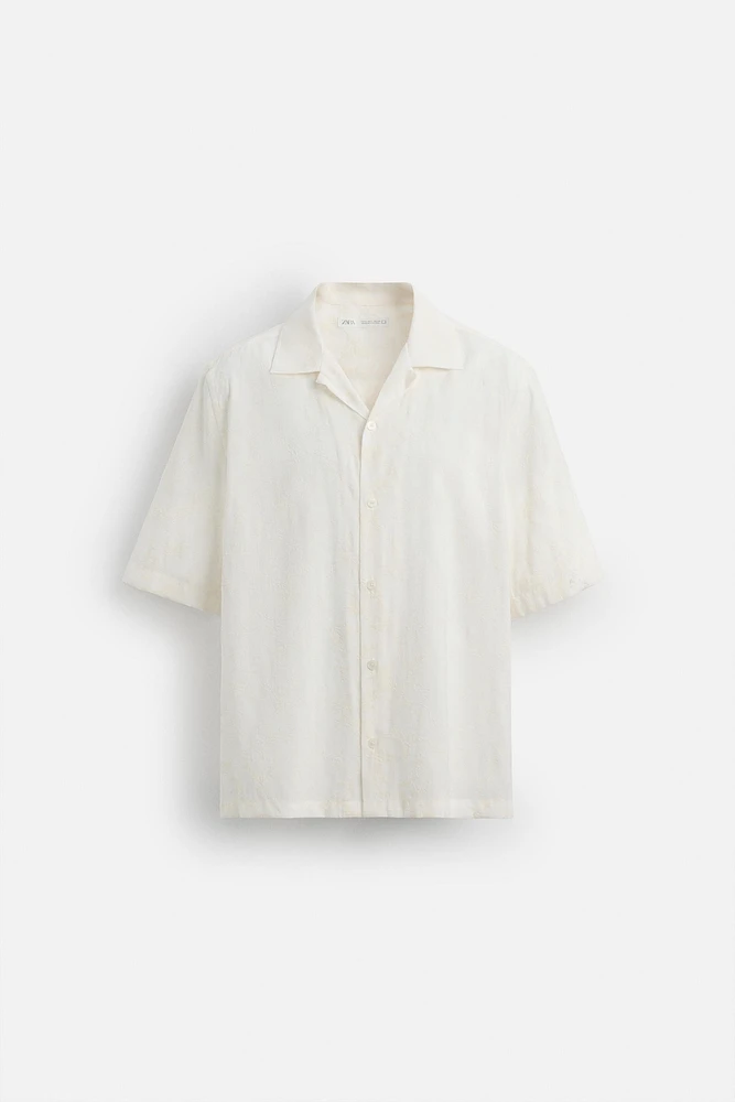 CHEMISE JACQUARD TEXTURÉE