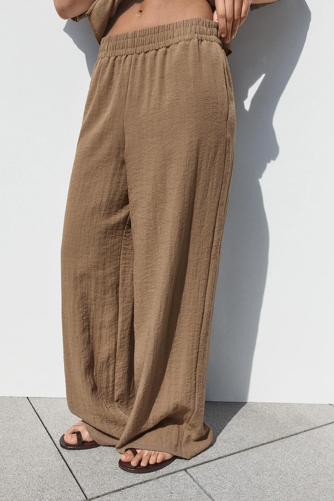 PANTALON RUSTIQUE WIDE LEG