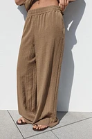 PANTALON RUSTIQUE WIDE LEG