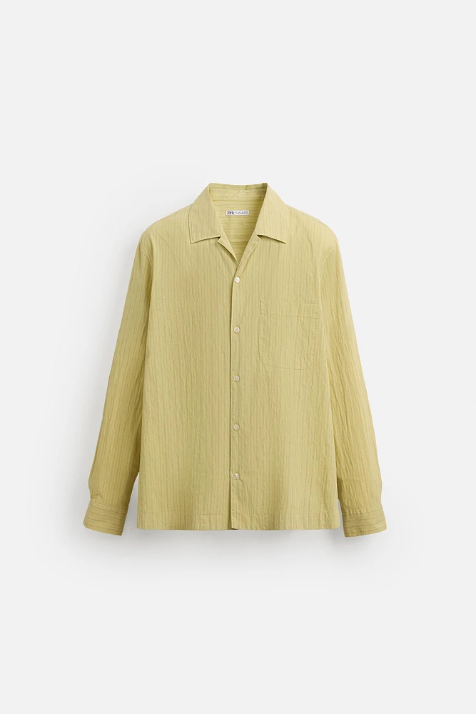 CONTRASTING STRIPED SHIRT