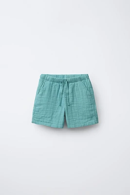 TEXTURED SHORTS