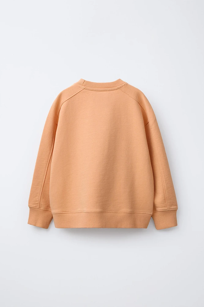 TEXT PRINT SWEATSHIRT