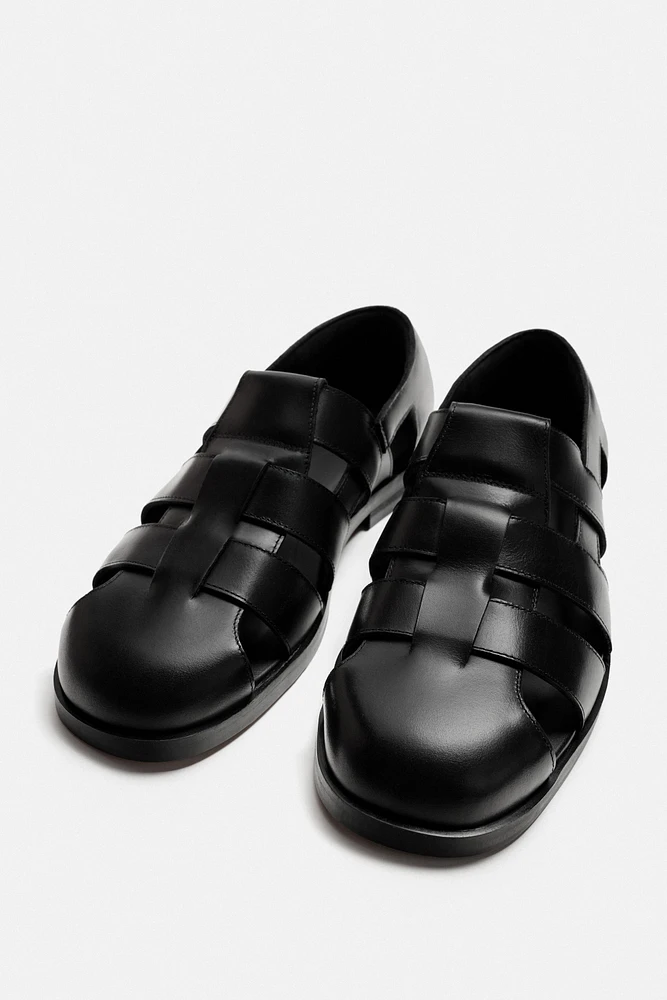 LEATHER FISHERMAN SANDALS