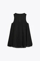 VOLUMINOUS SHORT DRESS