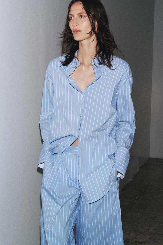 ZW COLLECTION STRIPED OVERSIZED SHIRT