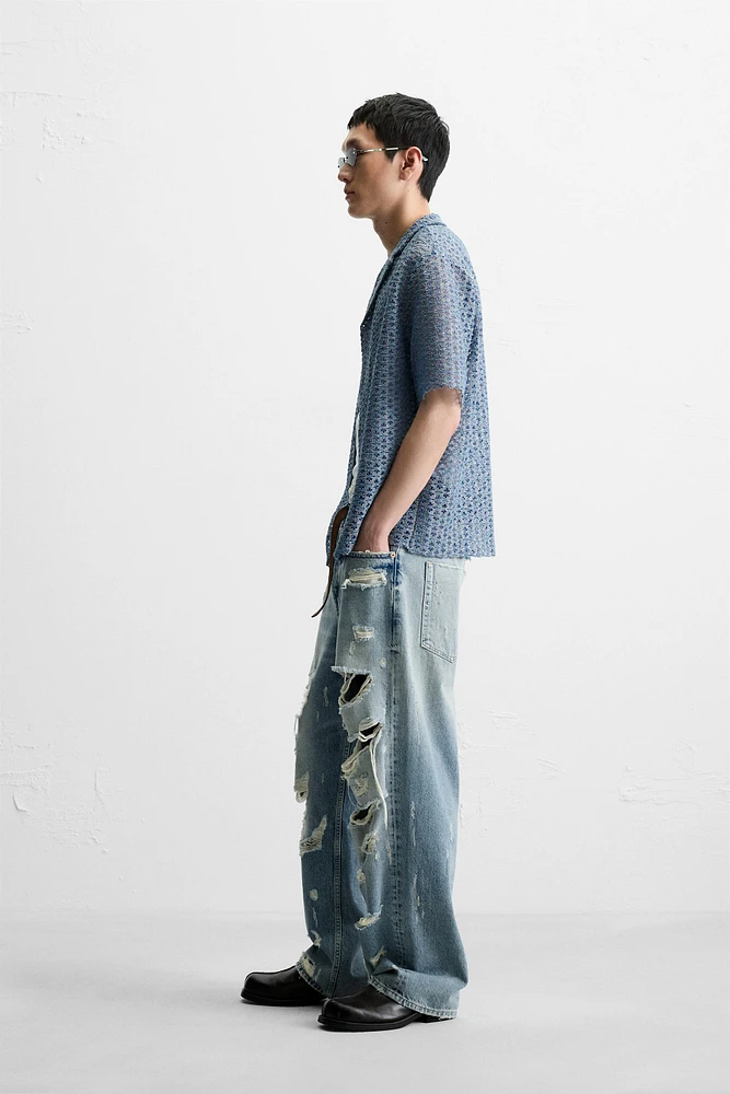 OPEN WEAVE SHIRT