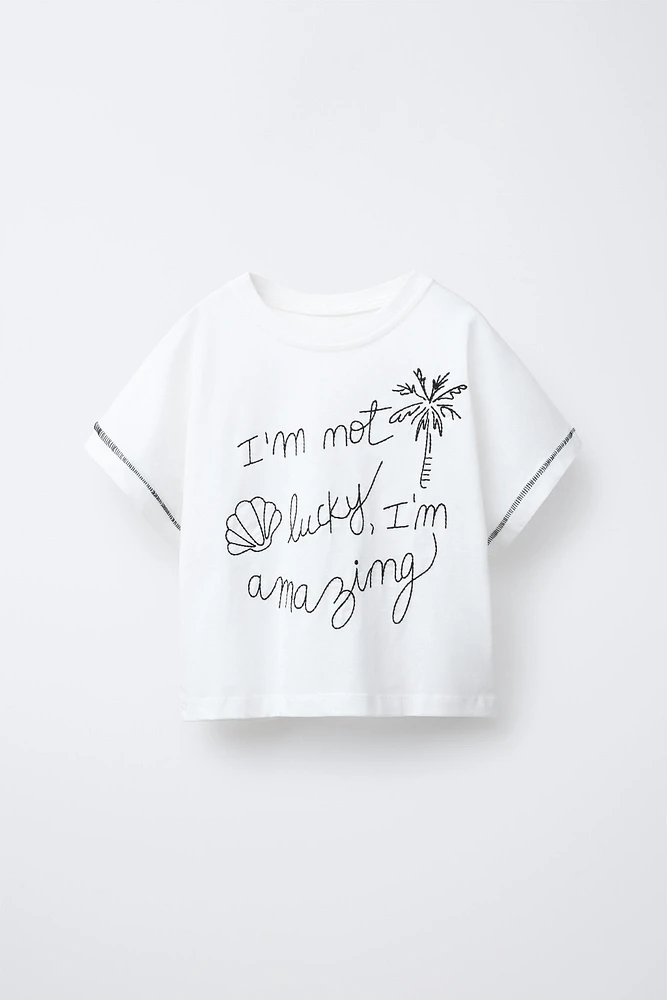 T-SHIRT BRODÉ BATEAU