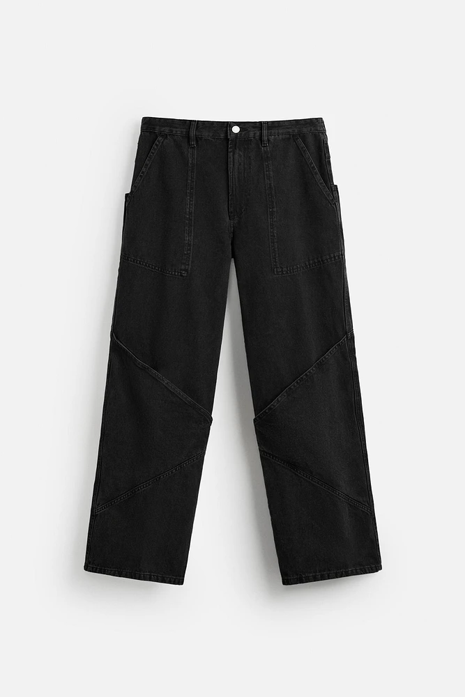 JEAN RELAXED FIT POCHES OVERSIZE