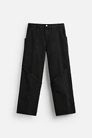 JEAN RELAXED FIT POCHES OVERSIZE
