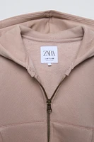 ZIP UP WARM AND COZY SWEATSHIRT