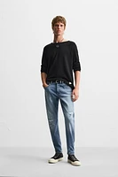 RIPPED SKINNY FIT JEANS