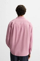 CHEMISE DÉLAVÉE EN COTON