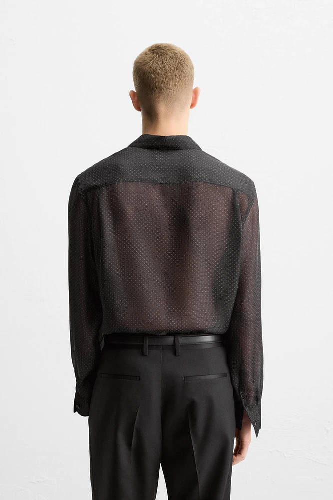 CHEMISE IMPRIMÉE À POIS LIMITED EDITION