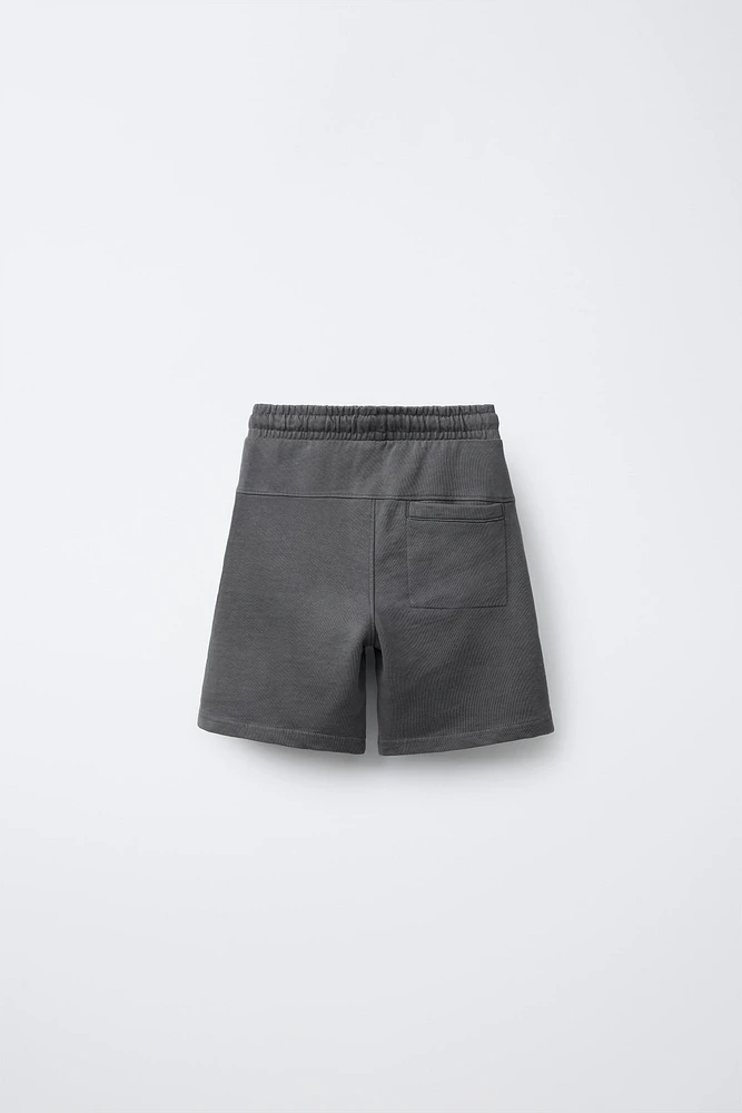 GARMENT DYE BERMUDA SHORTS