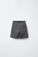 GARMENT DYE BERMUDA SHORTS