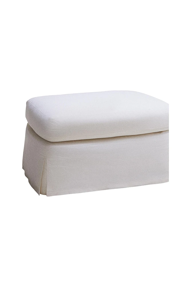 FOOTSTOOL 01 LINEN COVER