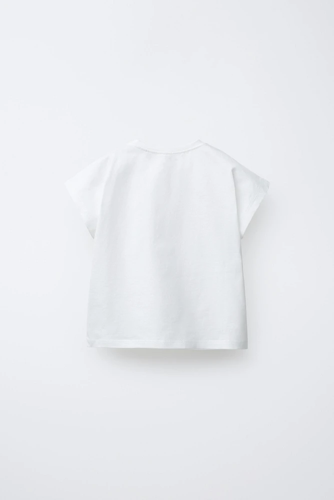 CROCHET HEART T-SHIRT