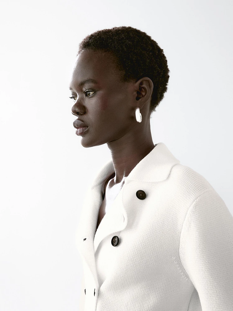 Cardigan en maille Milano à double boutonnage