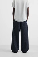 STRIPED RELAXED FIT PANTS