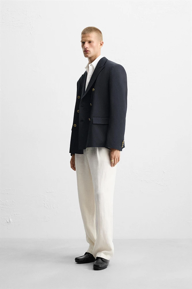 DOUBLE BREASTED BLAZER