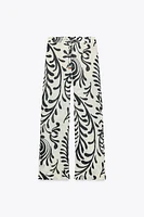 PANTALON IMPRIMÉ RAMIE ZW COLLECTION