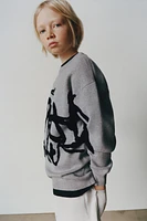 GRAFFITI KNIT SWEATER