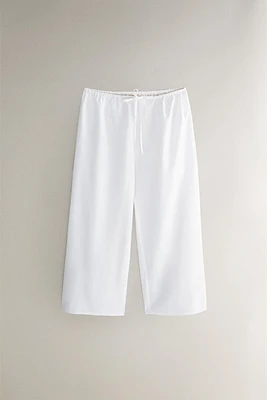 CROPPED PANTS WITH SEAMS