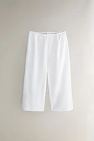 CROPPED PANTS WITH SEAMS