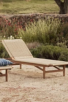 TEAK OUTDOOR LOUNGER