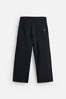 PANTALON RELAXED FIT RAYURES