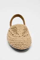 BRAIDED SLINGBACK SHOES