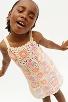 CROCHET KNIT DRESS