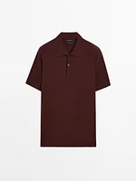 Polo en maille regular fit 100 % coton
