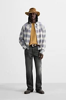 CHEMISE STRUCTURE À CARREAUX