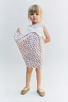 MAXI BOW PRINT DRESS