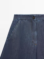 Jean super large taille haute
