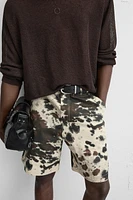 ANIMAL PRINT SHORTS
