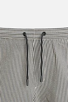 STRIPED SEERSUCKER REGULAR SWIM SHORTS