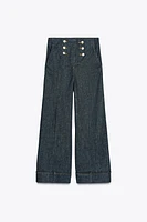 PANTALON JUPE-CULOTTE BOUTONS