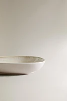 MINI ASSIETTE GRÈS ÉCRU
