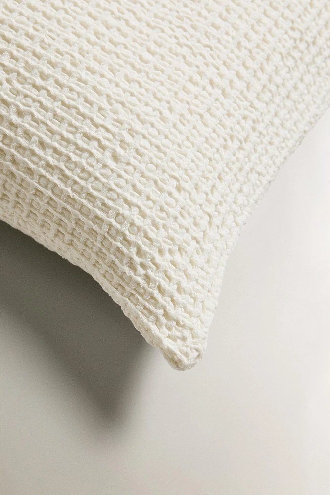 HOUSSE DE COUSSIN MINI-WAFFLE