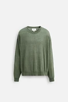 LIGHTWEIGHT 100% LINEN SWEATER