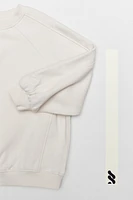 PLAIN CUT-OUT SWEATSHIRT