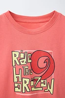 PRINTED SLEEVELESS T-SHIRT