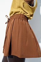 ELASTIC WAIST SHORTS