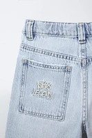 SHORT EN DENIM RELAXED BAGGY