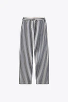 PANTALON LARGE RAYÉ